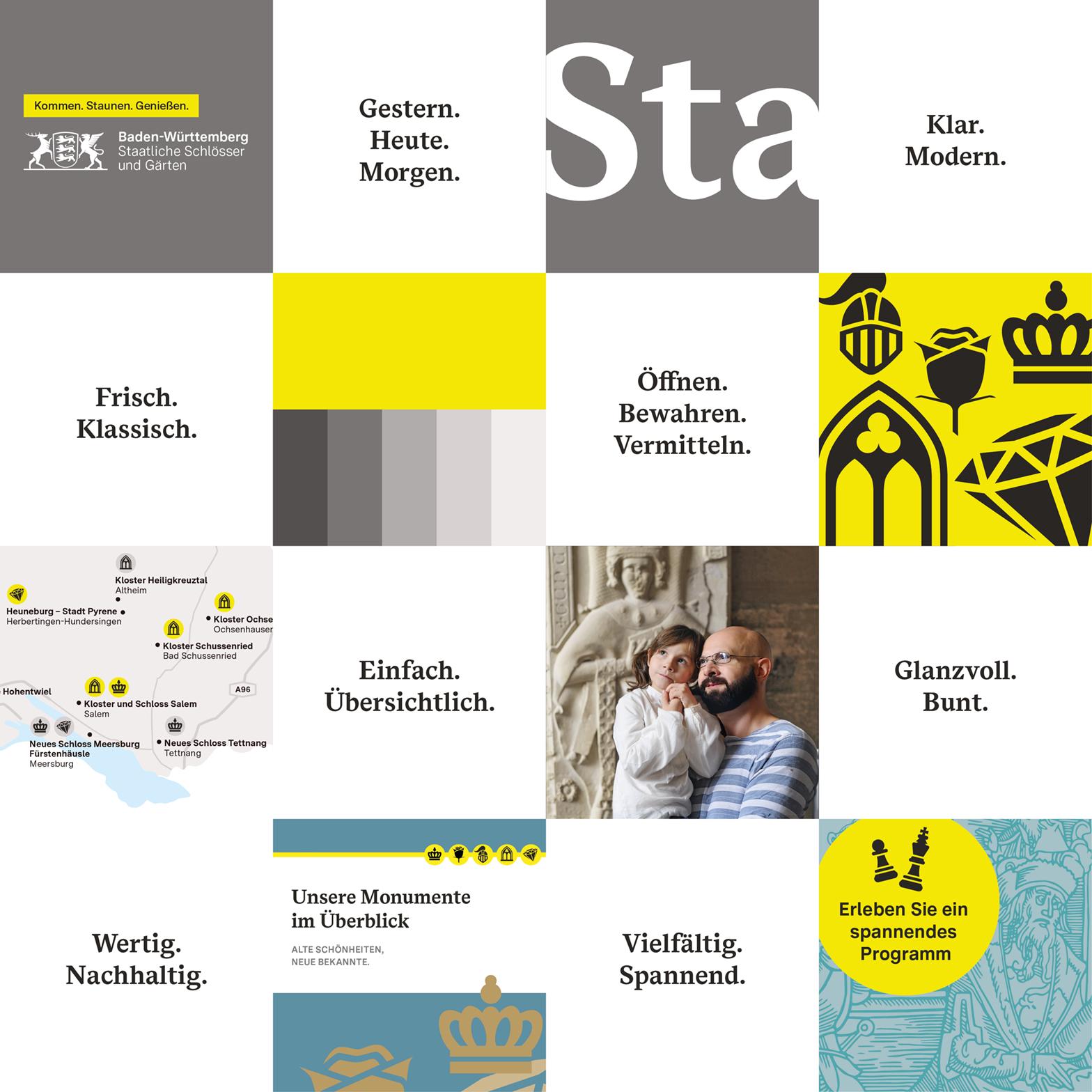 Motiv der Staatlichen Schlösser und Gärten Baden-Württemberg zum Relaunch ihres CD