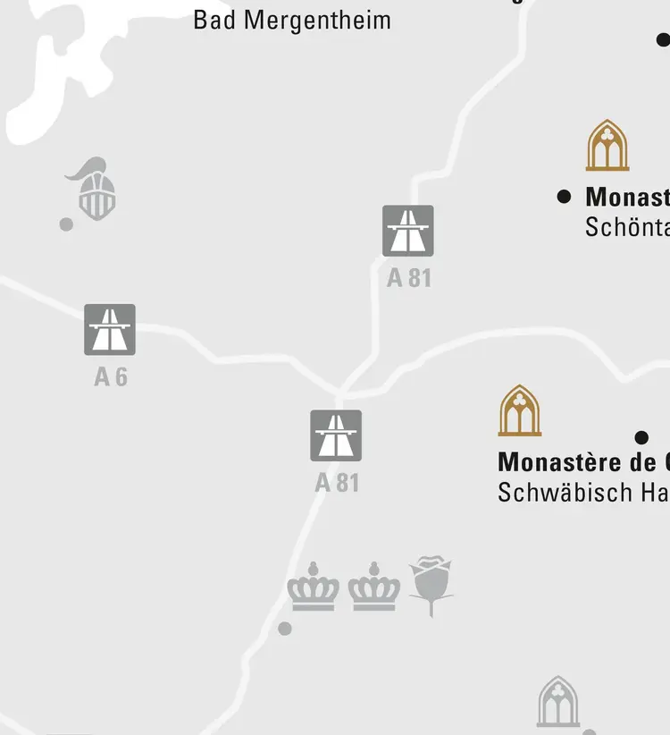 illustration: Staatliche Schlösser und Gärten Baden-Württemberg, JUNG:Kommunikation GmbH Région Hohenlohe & Ellwangen