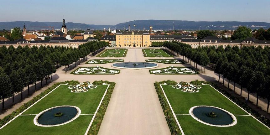 Château et Parc de Schwetzingen, vue extérieure