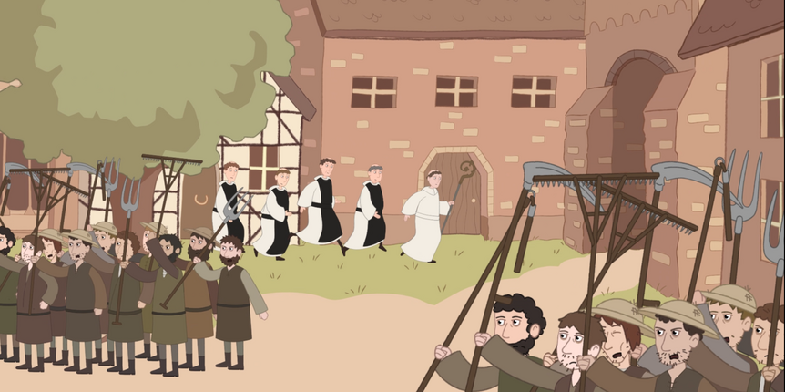 Ausschnitt aus dem Film "Klostersturm"